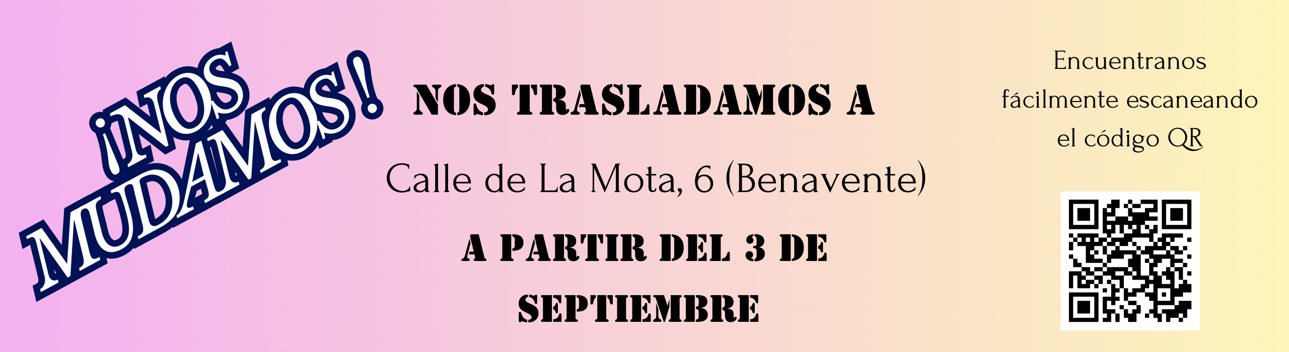 Nos mudamos - nueva ubicación